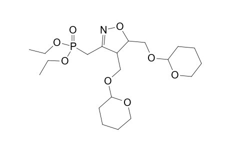 ((4,5-di(1,2-pyran-2-yloxymethyl)-4,5-dihydroisoxazol-3-yl)methyl)(diethoxy)phosphine oxide