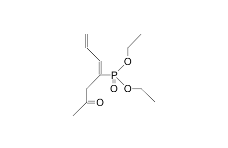 ((E)-1-(2-Oxopropyl)-1,3-butadienyl)-phosphonsaeure-diethylester