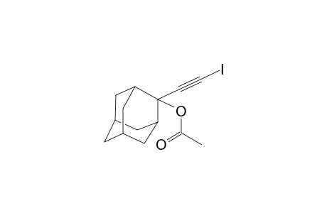 Acetic acid 2-iodoethynyl-adamantan-2-yl ester