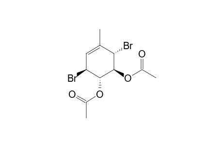 (1S,2S,5S,6S)-4-(Acetyloxy)-2,5-dibromo-3-methyl-3-cyclohexenyl Acetate