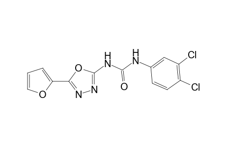 1-(3,4-dichlorophenyl)-3-[5-(2-furyl)-1,3,4-oxadiazol-2-yl]urea