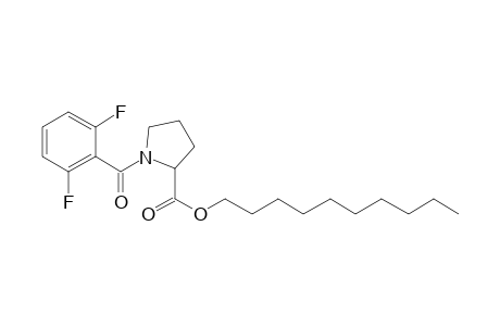 L-Proline, N-(2,6-difluorobenzoyl)-, decyl ester