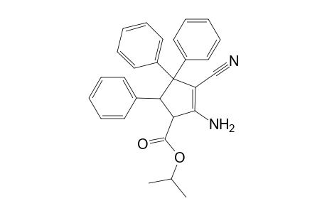 1-Amino-2-cyano-5-iso-propyloxycarbonyl-3,3,4-triphenylcyclopentene