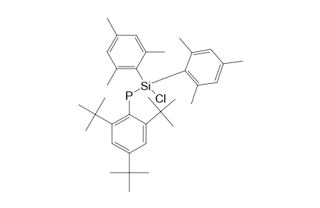 CHLORODIMESITYLSILYL-2,4,6-TRI-TERT.-BUTYLPHENYLPHOSPHINE