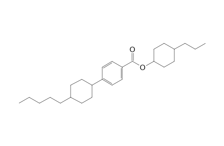 4-Propylcyclohexyl 4-(4-pentylcyclohexyl)benzoate