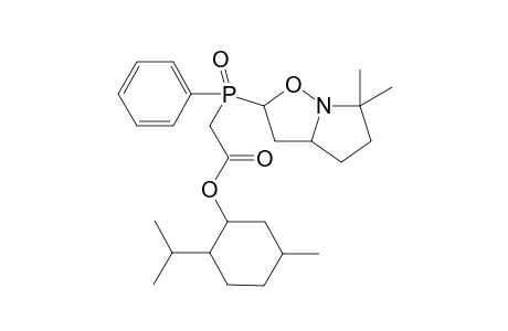 3-[(Menthoxycarbonyl)methyl)phenylphosphoryl]-8,8-dimethyl-1-aza-2-oxabicyclo[3.3.0]octane