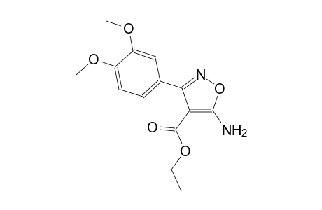 ethyl 5-amino-3-(3,4-dimethoxyphenyl)-4-isoxazolecarboxylate