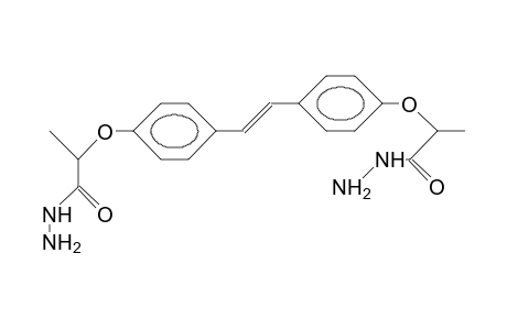 E-4,4'-Bis(1-[hydrazinocarbonyl]-ethoxy)-stilbene