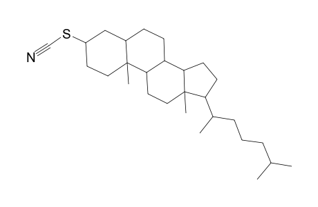 Cholestane, 3-thiocyanato-, (3.alpha.,5.alpha.)-