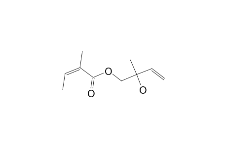 2-Hydroxy-2-methyl-3-butenyl (2E)-2-methyl-2-butenoate