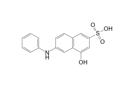 6-anilino-4-hydroxy-2-naphthalenesulfonic acid