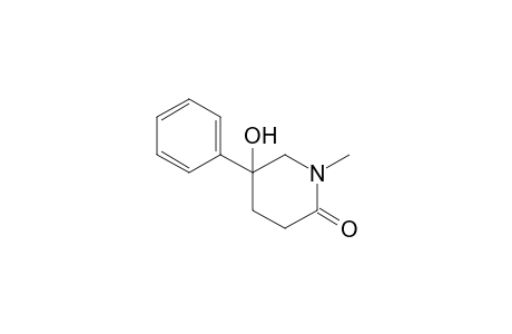 5-Hydroxy-1-methyl-5-phenyl-piperidin-2-one