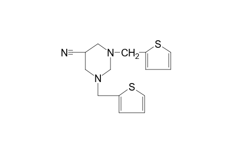 1.3-bis(2-thenyl)hexahydro-5-pyrimidinecarbonitrile