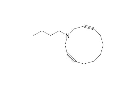 1-Butyl-1-aza-3,10-cyclododecadiyne