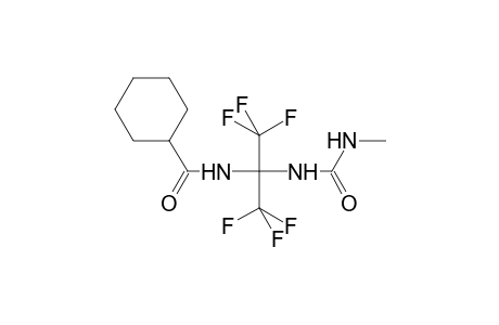 N-[2,2,2-trifluoro-1-{[(methylamino)carbonyl]amino}-1-(trifluoromethyl)ethyl]cyclohexanecarboxamide