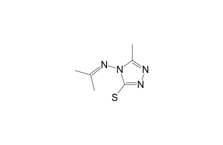 5-Methyl-4-(propan-2-ylideneamino)-4H-1,2,4-triazole-3-thiol