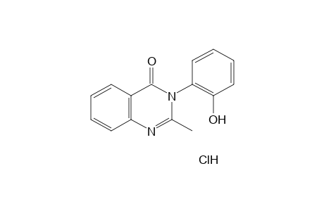 3-(o-HYDROXYPHENYL)-2-METHYL-4(3H)-QUINAZOLINONE, HYDROCHLORIDE