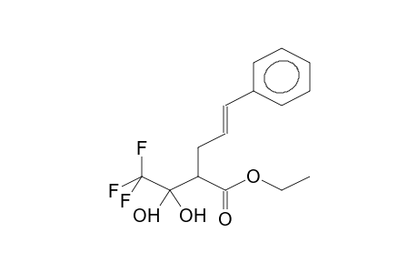 ETHYL 2-CINNAMYLTRIFLUOROACETYLACETATE, HYDRATE