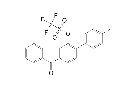 4-Benzoyl-4'-methylbiphenyl-2-yl Trifluoromethanesulfonate