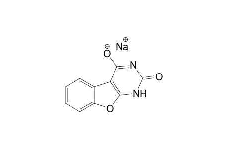 4-hydroxybenzofuro[2,3-d]pyrimidin-2(1H)-one, sodium salt