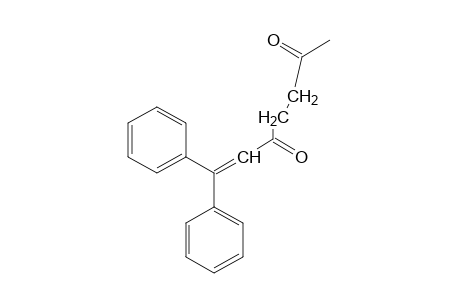 7,7-diphenyl-6-heptene-2,5-dione