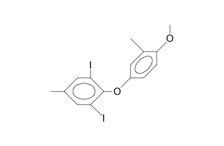 2-Methyl-4-(2,6-dijodo-4-methylphenoxy)-anisol