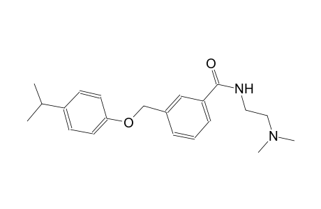 N-[2-(dimethylamino)ethyl]-3-[(4-isopropylphenoxy)methyl]benzamide