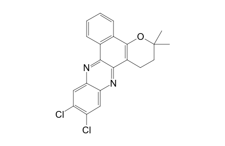 11,12-DICHLORO-1,2-DIHYDRO-3,3-DIMETHYL-3H-BENZO-[A]-PYRANO-[2,3-C]-PHENAZINE