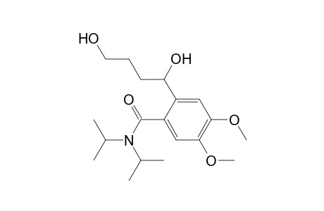 2-(1',4'-dihydroxybutyl)-4,5-dimethoxy-N,N-bis(methylethyl)benzamide