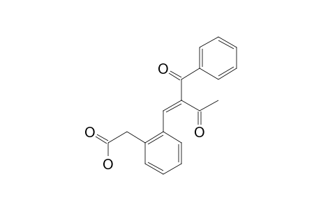 (E)-2-(2-[2-BENZOYL-3-OXOBUT-1-ENYL]-PHENYL)-ACETIC-ACID