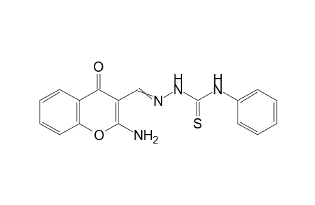 2-[(2-aminochromon-3-yl)methylidene]-N-phenylhydrazine carbothioamide