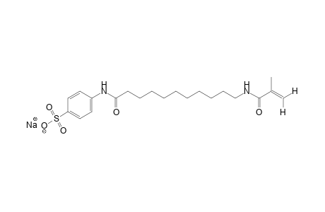 N-(11-methacrylamidoundecanoyl)sulfanilic acid, sodium salt