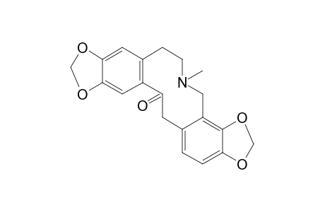 2,3:9,10-bis(methylenedioxy)-7-methyl-7,13a-secoberbin-13a-one