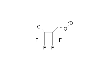 1-(0-Deuteromethylol)-2-chloro-3,3,4,4-tetrafluorocyclobutene