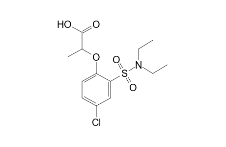 2-[4-chloro-2-(diethylsulfamoyl)phenoxy]propionic acid