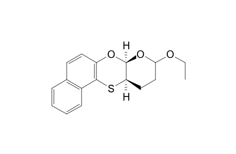 6-Ethoxy-5a,5,6,6,7,7a-hexahydro-5,9-dioxa-10-thiabenz[a]anthracene(5a.alpha.,7a.alpha.)