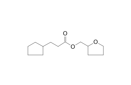 3-Cyclopentylpropionic acid, 2-tetrahydrofurylmethyl ester