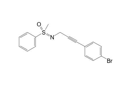 N-[3-(4-Bromophenyl)prop-2-yn-1-yl]-S,S-methylphenyl sulfoximine