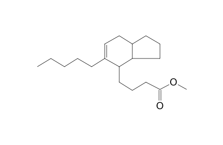 4-(5-Pentyl-3A,4,7,7A-tetrahydro-4-indanyl)butanoic acid, methyl ester