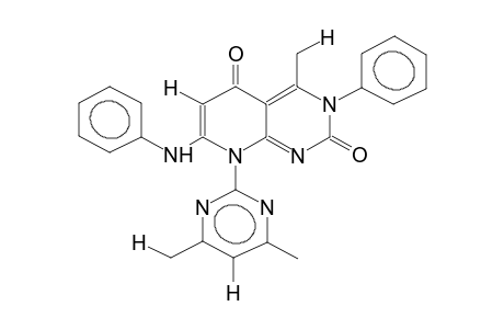 7-anilino-8-(4,6-dimethyl-2-pyrimidinyl)-4-methyl-3-phenylpyrido[2,3-d]pyrimidine-2,5-dione