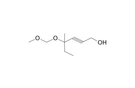 4-(Methoxymethoxy)-4-methyl-2-hexyn-1-ol