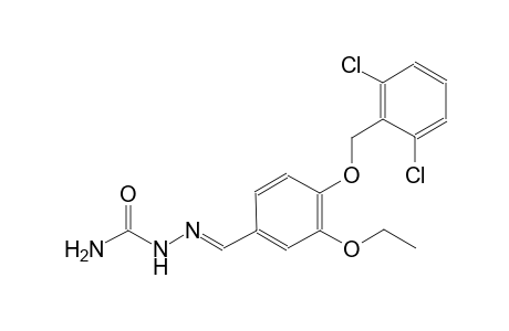 4-[(2,6-dichlorobenzyl)oxy]-3-ethoxybenzaldehyde semicarbazone