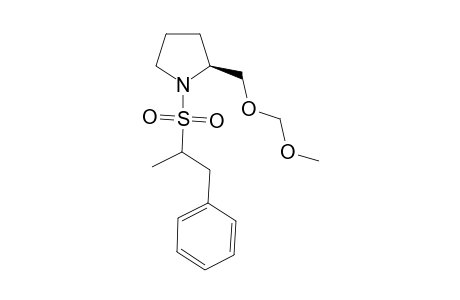 (S)-2-[(Methoxymethoxy)methyl]-1-{[1'-methyl-2'-phenylethyl]sulfonyl}pyrrolidine