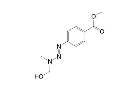 p-[3-(hydroxymethyl)-3-methyl-1-triazeno]benzoic acid, methyl ester