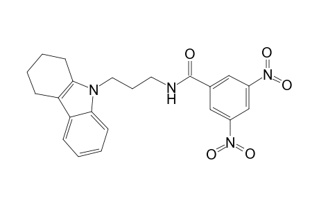 Benzamide, 3,5-dinitro-N-[3-(1,2,3,4-tetrahydro-9H-carbazol-9-yl)propyl]-
