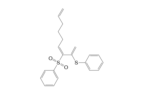 [(2E)-2-(benzenesulfonyl)-1-methylene-octa-2,7-dienyl]sulfanylbenzene