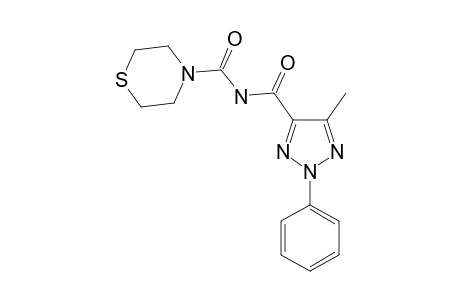 N-[{5-methyl-2-phenyl-2H-1,2,3-triazol-4-yl)carbonyl]-4-thiomorpholinecarboxamide