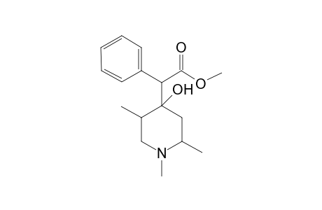 Methyl (4-hydroxy-1,2,5-trimethyl-4-piperidinyl)(phenyl)acetate