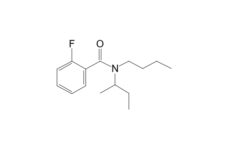 Benzamide, 2-fluoro-N-(2-butyl)-N-butyl-