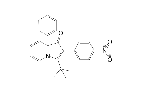 3-Tert-butyl-2-(4-nitrophenyl)-8A-phenylindolizin-1(8ah)-one